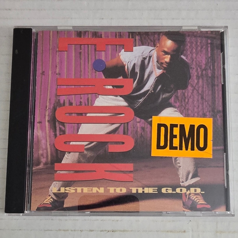 Vintage 1991 E-Rock Listen To The GOD Demo CD Word Inc Made in USA Gospel Rap